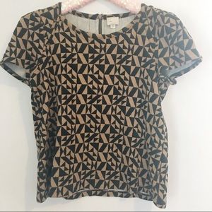 Postmark | Brown and Black Printed Top